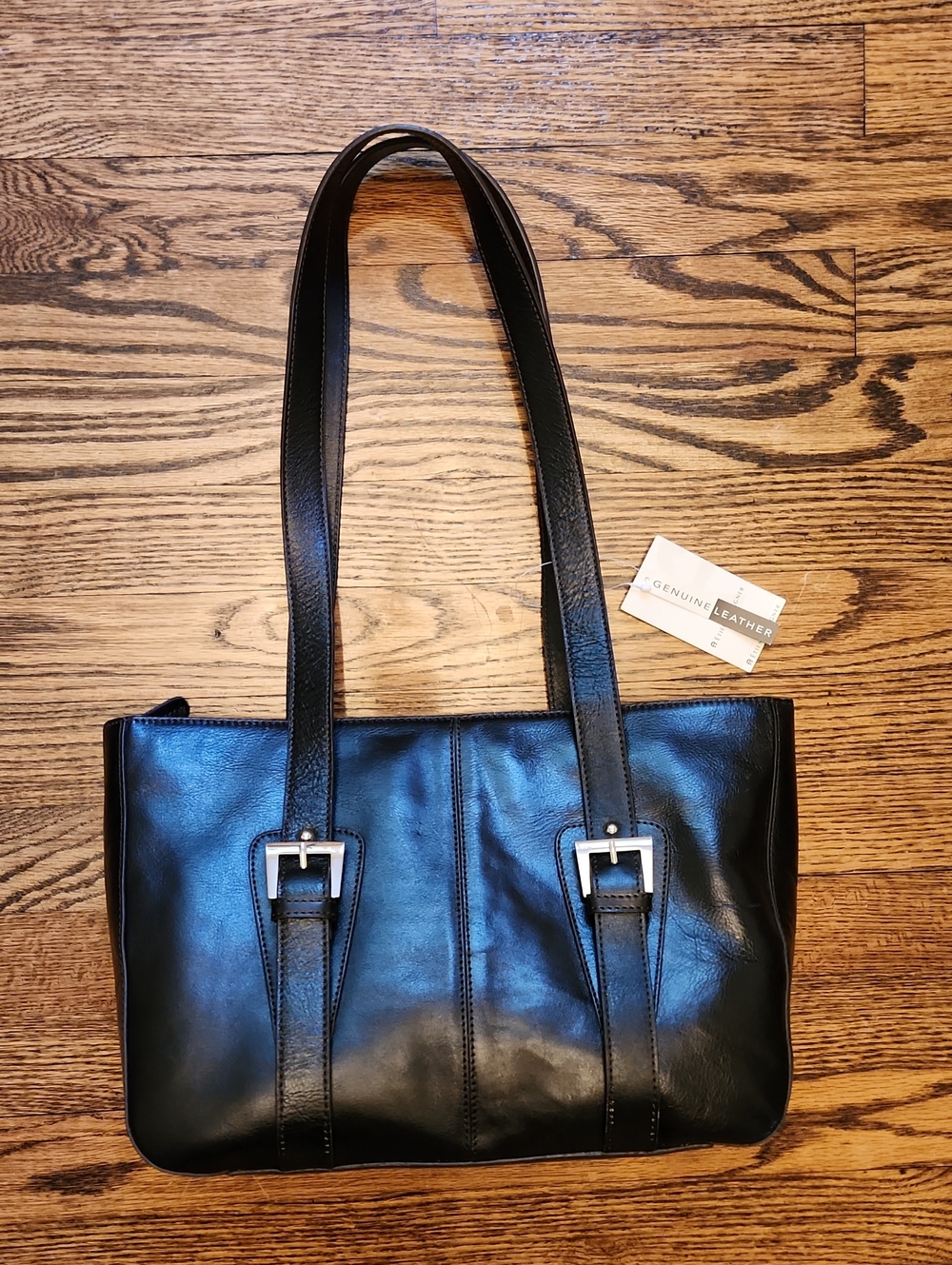 Etienne Aigner Black Leather Bag
